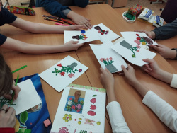 Для детей проведено творческое занятие «День весенний»