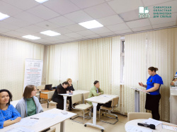 "Диктант Победы" в Самарской областной библиотеке для слепых