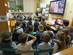 Интерактивное  мероприятие по книжной выставке «Добрые сказочники»