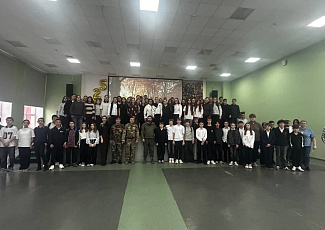 Информационно-патриотическая встреча с членами Ассоциации ветеранов СВО г. Самары для школьников