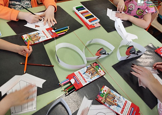 Для детей дошкольного возраста проведено творческое занятие в рамках цикла «Сделаем сами – своими руками».