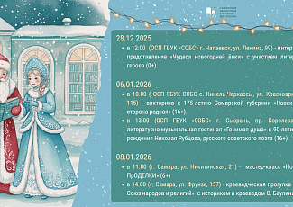 Афиша мероприятий на новогодние каникулы 2026 года